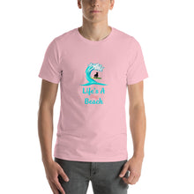 Load image into Gallery viewer, Life's a dog beach Unisex T-Shirt